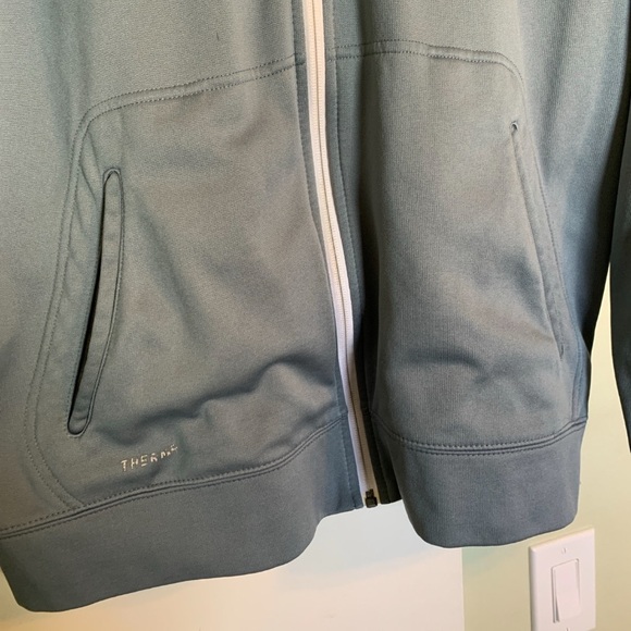 Nike Mens Therma-Fit Blue & Gray Full-Zip Long Sleeve Elite Hoodie. Size XL - Picture 6 of 12